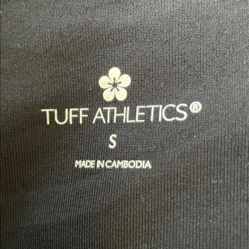 Tuff Athletics Blue Camo Leggings with side pockets Size (Small) - Picture 8 of 8